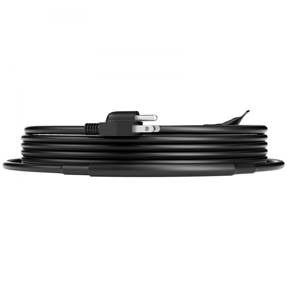 VEVOR Self-Regulating Pipe Heating Cable, 100FT 5W/FT Heat Tape for Pipes, Roof Snow Melting De-icing, Gutter and Pipe Freeze Protection