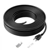 VEVOR Self-Regulating Pipe Heating Cable, 100FT 5W/FT Heat Tape for Pipes, Roof Snow Melting De-icing, Gutter and Pipe Freeze Protection