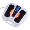 VEVOR Foot Circulation Stimulator with Heat, EMS & TENS Foot Massager for Neuropathy, Electric Foot Stimulator with 3-Level Temperature, 25 Modes & 50 Intensities for Pain Relief, Plantar Fasciitis