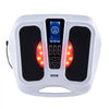 VEVOR Foot Circulation Stimulator with Heat, EMS & TENS Foot Massager for Neuropathy, Electric Foot Stimulator with 3-Level Temperature, 25 Modes & 50 Intensities for Pain Relief, Plantar Fasciitis