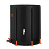 VEVOR Collapsible Rain Barrel, 100 Gallon/380 L Portable Water Tank, PVC Rainwater Collection Barrel with Spigots and Overflow Kit, Water Barrel for Garden Water Catcher