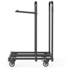 VEVOR Folding Table and Chair Rack Cart 400 lbs Holds 14 Chairs & 5 Tables, for Party Event Hotel Factory, Heavy-Duty Carbon Steel, Easy to Move, Storage Dolly, with Swivel Casters and Locking Wheels