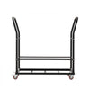 VEVOR Commercial Folding Chair Cart Holds Up to 25 Chair Vertical Placement, for Large Events, Heavy-Duty Carbon Steel, Easy to Move, 300 lbs Capacity Storage Dolly Holder, with Locking Wheels, Handle
