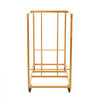 VEVOR Folding Chair Cart 500 lbs Capacity for 40 Chairs Horizontal Stacking, for Large Events Commercial, Heavy-Duty Carbon Steel, Easy to Move, Storage Dolly Holder, with Locking Swivel Wheel, Handle