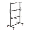 VEVOR Folding Table and Chair Rack Cart 400 lbs Holds 24 Chairs & 6 Tables, for Large Event, Heavy-Duty Carbon Steel, Easy to Move, Storage Dolly, with Swivel Casters Locking Wheels, Waterproof Cover