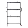 VEVOR Folding Table and Chair Rack Cart 400 lbs Holds 24 Chairs & 6 Tables, for Large Event, Heavy-Duty Carbon Steel, Easy to Move, Storage Dolly, with Swivel Casters Locking Wheels, Waterproof Cover