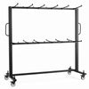 VEVOR Folding Table and Chair Cart 800 lbs Holds 42 Chairs & 12 Tables, for Large Event, Heavy-Duty Carbon Steel, Easy to Move, Storage Dolly, with Swivel Casters Locking Wheels, Waterproof Cover