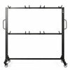 VEVOR Folding Table and Chair Cart 800 lbs Holds 42 Chairs & 12 Tables, for Large Event, Heavy-Duty Carbon Steel, Easy to Move, Storage Dolly, with Swivel Casters Locking Wheels, Waterproof Cover