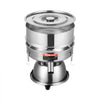 VEVOR Automatic Electric Vibrating Sieve, Stainless Steel Sifter Shaker Machine with 30+50 Mesh, 45W Automatic Powder Sifter Machine Countertop, Electric Sieve Shaker for Flour Powers, Mungbean, Rice