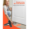 VEVOR Heavy Duty Door Stopper, 2 Pack, Door Stop Wedge for Bottom, Premium Zinc Alloy and Dual-Sided PVC Non-Slip Pads, with 2 Self-Adhesive Wall Protectors, Suitable for Various Types and Rooms