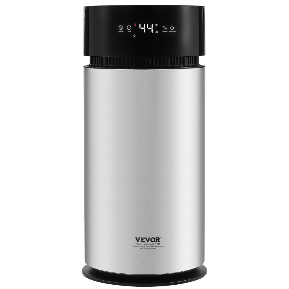 VEVOR Evaporative Humidifier for Whole House up to 270 sqft, 10L(2.64G) Large Smart Cool Moisture Humidifier and Air Purifier,3-Speeds & 1-14h Timer,Premium Filter Quiet Sleep Mode for Bedroom