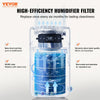 VEVOR Evaporative Humidifier for Whole House up to 215 sqft, 480 ml/h Smart Cool Moisture Humidifier and Air Purifier,3-Speeds & 1-12h Timer,Premium Filter Quiet Sleep Mode for Bedroom,5L(1.32G)
