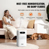 VEVOR Evaporative Humidifier for Whole House up to 215 sqft, 480 ml/h Smart Cool Moisture Humidifier and Air Purifier,3-Speeds & 1-12h Timer,Premium Filter Quiet Sleep Mode for Bedroom,5L(1.32G)