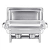 VEVOR Chafing Dish Buffet Set, 8 Qt 2 Pack, Stainless Steel Chafer with 2 Full Size Pans, Rectangle Catering Warmer Server with Lid Water Pan Stand Fuel Holder, for Weddings Parties Banquets, Silver