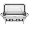 VEVOR 4 Packs Chafing Dishes for Buffet Set, 9QT Stainless Steel Chafer, for Banquet Party Wedding, Rectangle Buffet Server and Warmer, with 4 Full Size Pans, Fuel Holder, and Foldable Stand