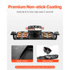 VEVOR Hot Pot with Grill, 2300W 2-in-1 Electric Smokeless Grill and Hot Pot, Removable Shabu-shabu Hotpot with Non-stick Pan, Separate Dual Temperature Control, Indoor Korean BBQ for 1-6 People