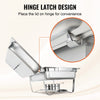 VEVOR Chafing Dish Buffet Set, 8 Qt 4 Pack, Stainless Chafer with 4 Full Size Pans, Rectangle Catering Warmer Server with Lid Water Pan Folding Stand Fuel Tray Holder Spoon Clip, at Least 8 People Eac