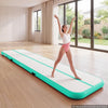 VEVOR Inflatable Gymnastics Air Mat 13 ft Training Mats w/ Electric Pump, 4 inches Thick Sturdy Tumble Track, Tumbling Mat for Home Use/Gym/Outdoor/Yoga/Cheerleading/Beach/Park/Water, Mint Green