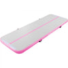 VEVOR Gymnastics Air Mat, 4 inch Thickness Inflatable Gymnastics Tumbling Mat, Tumble Track with Electric Pump, Training Mats for Home Use/Gym/Yoga/Cheerleading/Beach/Park/Water, 10 ft, Pink