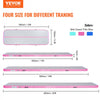 VEVOR Gymnastics Air Mat, 4 inch Thickness Inflatable Gymnastics Tumbling Mat, Tumble Track with Electric Pump, Training Mats for Home Use/Gym/Yoga/Cheerleading/Beach/Park/Water, 13 ft, Pink