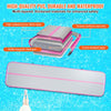 VEVOR Gymnastics Air Mat, 4 inch Thickness Inflatable Gymnastics Tumbling Mat, Tumble Track with Electric Pump, Training Mats for Home Use/Gym/Yoga/Cheerleading/Beach/Park/Water, 13 ft, Pink
