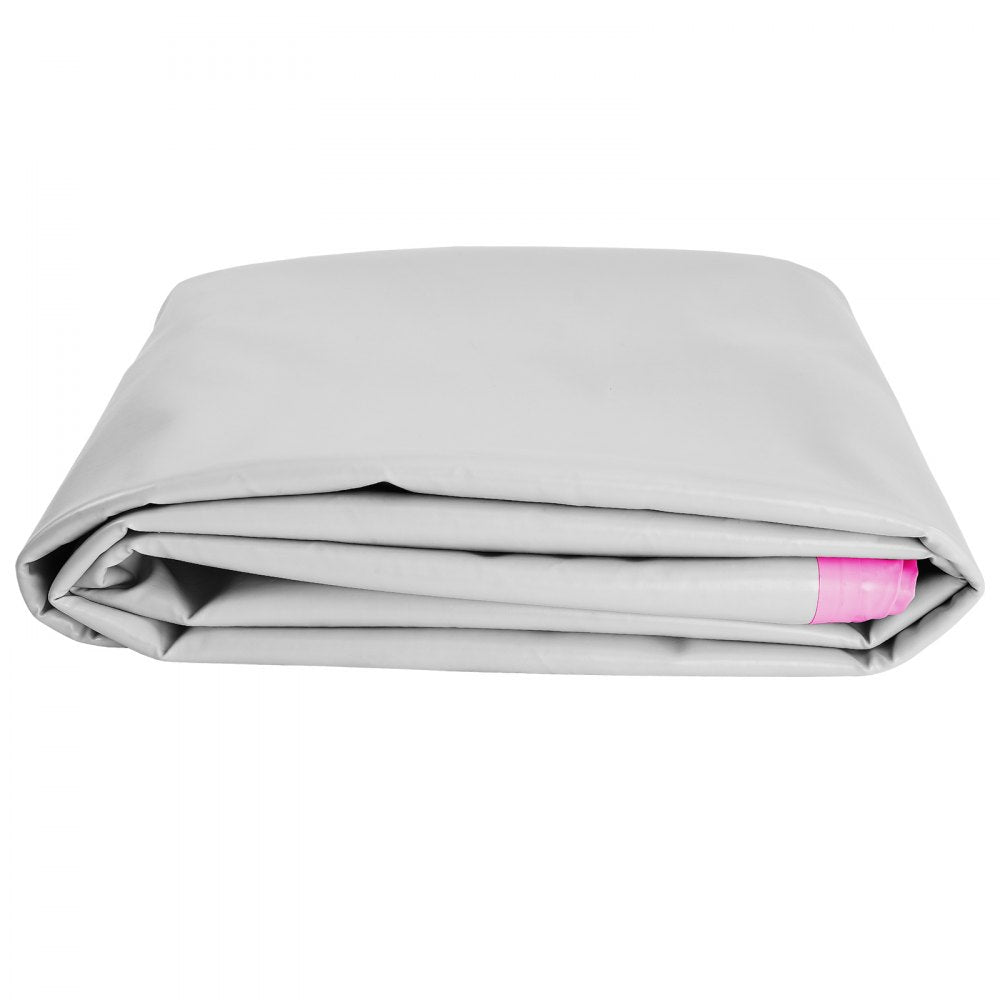 VEVOR Gymnastics Air Mat, 4 inch Thickness Inflatable Gymnastics Tumbling Mat, Tumble Track with Electric Pump, Training Mats for Home Use/Gym/Yoga/Cheerleading/Beach/Park/Water, 13 ft, Pink