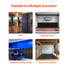 VEVOR Gym Wall Padding, 60 x 20 x 2 inch Tear-Resistant Wall Mat, Removable 2" Thick Foam High Density Basketball Court Wall-Mounted Padding, Durable Waterproof Protective Pad for Gym Garage Basement