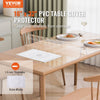 VEVOR Plastic Table Cover, 16 x 32 Inch 1.5 mm Thick Clear Table Protector, Rectangle PVC Desk Mat, Waterproof & Easy Cleaning Desk Pad Tablecloth, for Office Dresser Dining Room Table Night Stand
