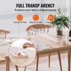 VEVOR Plastic Table Cover, 36 x 48 Inch 1.5 mm Thick Clear Table Protector, Rectangle PVC Desk Mat, Waterproof & Easy Cleaning Desk Pad Tablecloth, for Office Dresser Dining Room Table Night Stand