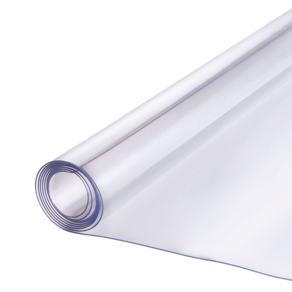 VEVOR Plastic Table Cover, 36 x 54 Inch 1.5 mm Thick Clear Table Protector, Rectangle PVC Desk Mat, Waterproof & Easy Cleaning Desk Pad Tablecloth, for Office Dresser Dining Room Table Night Stand