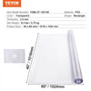VEVOR Plastic Table Cover, 40 x 60 Inch 2.0 mm Thick Clear Table Protector, Rectangle PVC Desk Mat, Waterproof & Easy Cleaning Desk Pad Tablecloth, for Office Dresser Dining Room Table Night Stand