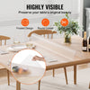 VEVOR Plastic Table Cover, 42 x 60 Inch 1.5 mm Thick Frosted Table Protector, Rectangle PVC Desk Mat, Waterproof & Easy Cleaning Desk Pad Tablecloth, for Office Dresser Dining Room Table Night Stand