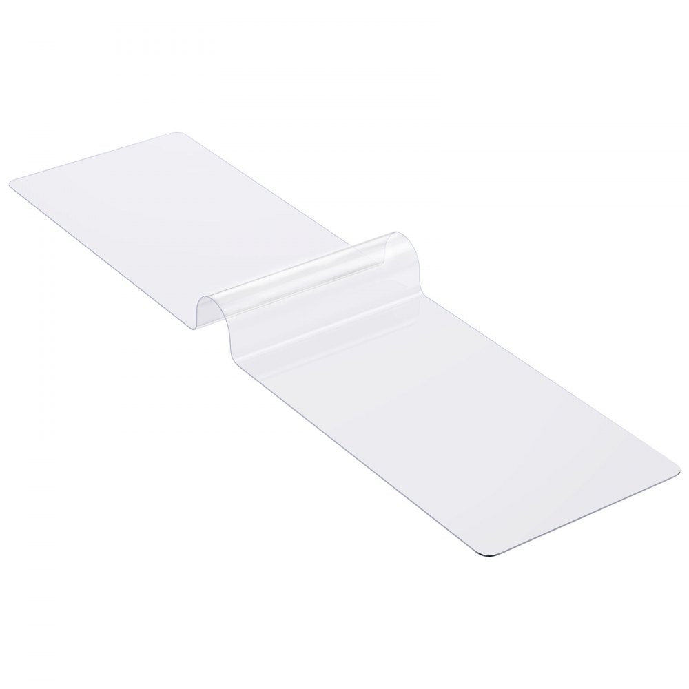 VEVOR Plastic Table Cover, 42 x 96 Inch 1.5 mm Thick Clear Table Protector, Rectangle PVC Desk Mat, Waterproof & Easy Cleaning Desk Pad Tablecloth, for Office Dresser Dining Room Table Night Stand