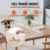 VEVOR Plastic Table Cover, 54 x 54 Inch 1.5 mm Thick Clear Table Protector, Square PVC Desk Mat, Waterproof & Easy Cleaning Desk Pad Tablecloth, for Office Dresser Dining Room Table Night Stand