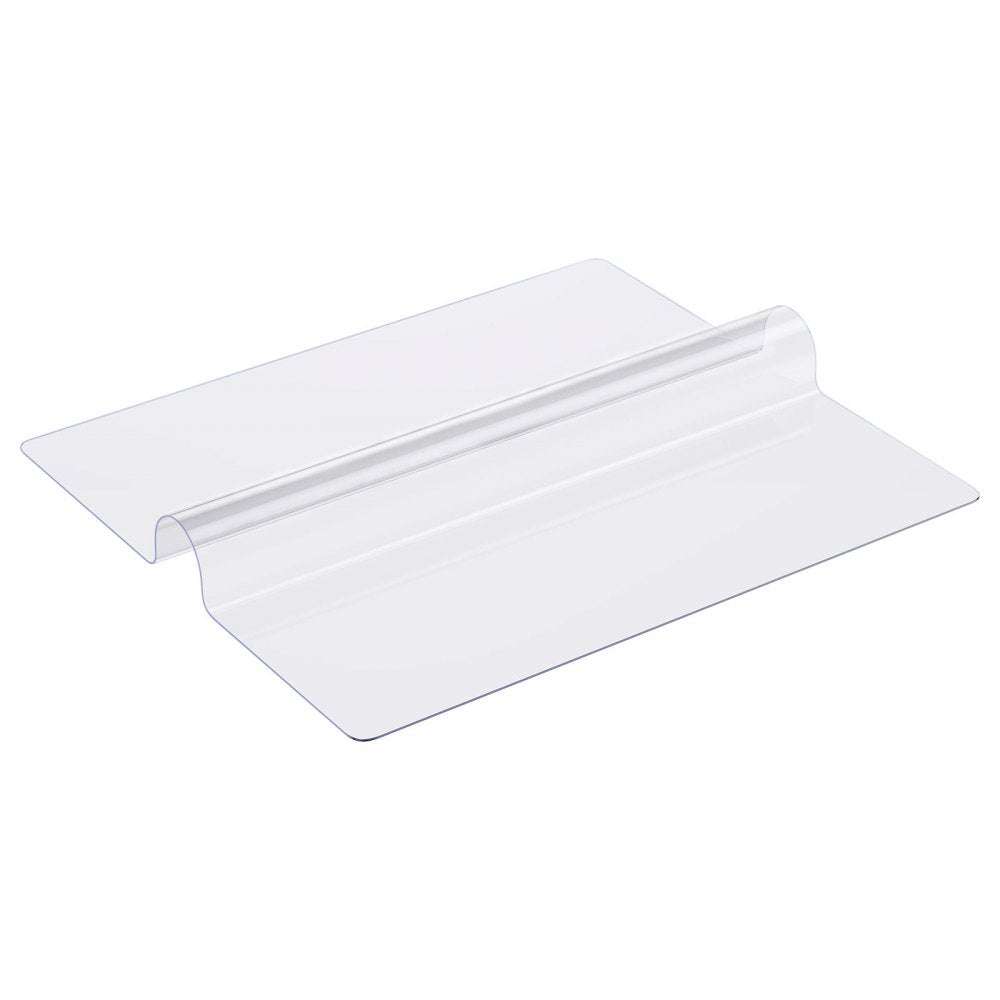 VEVOR Plastic Table Cover, 54 x 54 Inch 2.0 mm Thick Clear Table Protector, Square PVC Desk Mat, Waterproof & Easy Cleaning Desk Pad Tablecloth, for Office Dresser Dining Room Table Night Stand