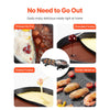 VEVOR Hot Pot with Grill, 2200W 2-in-1 Electric Smokeless Grill and Hot Pot, Korean BBQ Shabu Shabu Hotpot with Separate Dual Temperature Control, Non-stick Pan, for 1-6 People Family Dinning
