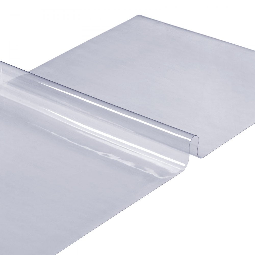 VEVOR Clear Table Cover Protector, 36" x 72" Rectangle Table Cover, 1.5 mm Thick PVC Plastic Tablecloth, Waterproof Desktop Protector for Writing Desk, Coffee Table, Dining Room Table