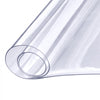 VEVOR Clear Table Cover Protector, 18" x 36" Rectangle Table Cover, 1.5 mm Thick PVC Plastic Tablecloth, Waterproof Desktop Protector for Writing Desk, Coffee Table, Dining Room Table