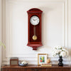 VEVOR Grandfather Clock, 26.7 in Classic Vintage Pendulum Clock, Pine Wood & MDF Wall Clocks with Quartz Movement and Quiet Design, for Living Room, Bedroom, Home Decor & Gift (Cherry Tone Finish)