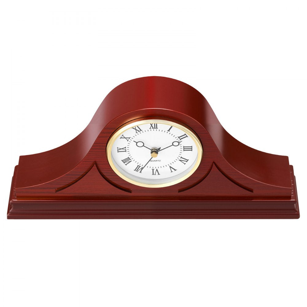VEVOR Grandfather Clock, 6.4 in Classic Vintage Grandfather Clock, MDF Mantel Clocks with Built-In Quartz Movement and Quiet Design, for Living Room, Bedroom, Home Decor & Gift (Cherry Tone Finish)