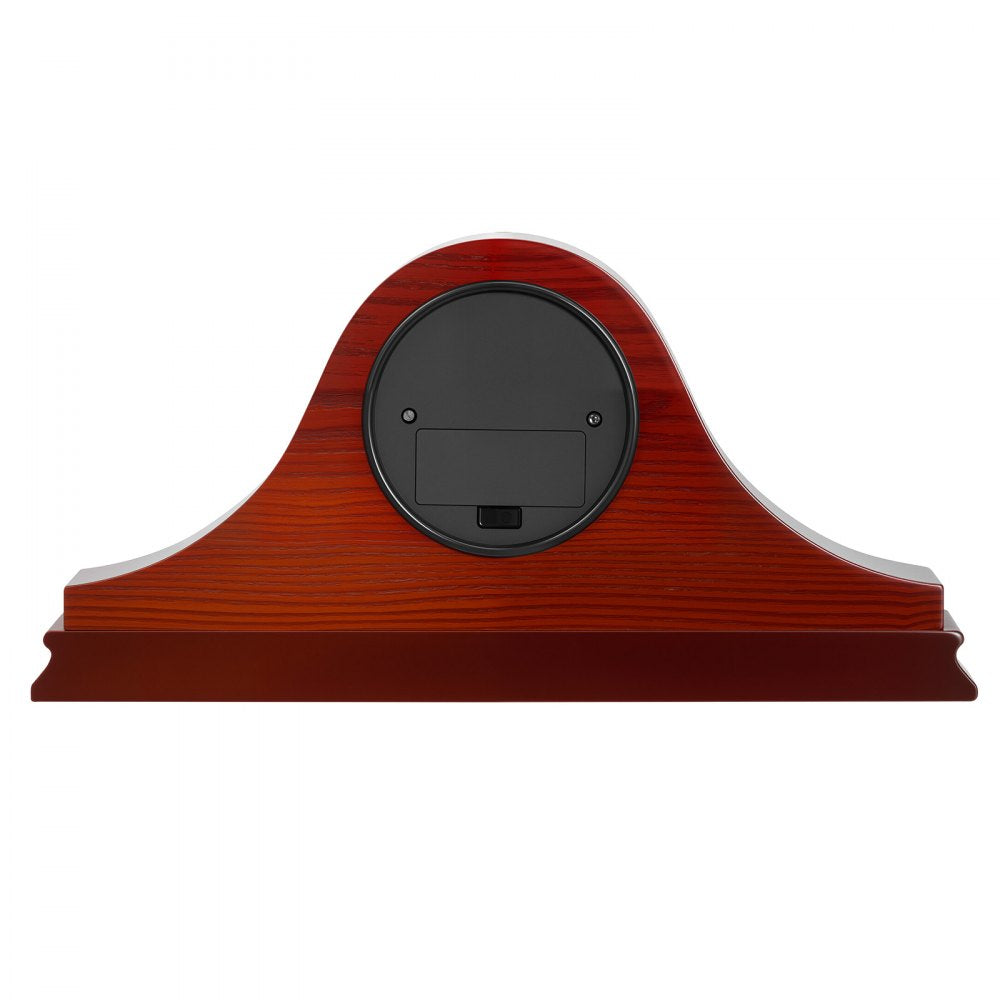 VEVOR Grandfather Clock, 6.4 in Classic Vintage Grandfather Clock, MDF Mantel Clocks with Built-In Quartz Movement and Quiet Design, for Living Room, Bedroom, Home Decor & Gift (Cherry Tone Finish)