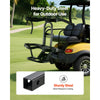 VEVOR Golf Cart Rear Seat Bag Holder, 27.1 x 15.6 x 29.7 inch, Compatible with Most Golf Carts with Rear Seat Grab Bar, Space-Saving Carbon Steel Bag Holder Bracket, No-Drilling Installation, Black