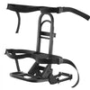 VEVOR Golf Cart Rear Seat Bag Holder, 27.1 x 15.6 x 29.7 inch, Compatible with Most Golf Carts with Rear Seat Grab Bar, Space-Saving Carbon Steel Bag Holder Bracket, No-Drilling Installation, Black