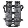 VEVOR Golf Cart Rear Seat Bag Holder, 27.1 x 15.6 x 29.7 inch, Compatible with Most Golf Carts with Rear Seat Grab Bar, Space-Saving Carbon Steel Bag Holder Bracket, No-Drilling Installation, Black