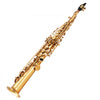 VEVOR Straight Soprano Saxophone, B Flat, Brass Saxophone Beginner Kit with Carrying Case, Mouthpiece, Cleaning Cloth Rod, Gloves, Neck Strap, 23 Keys Soprano Sax Kit, for Beginners Students, Gold