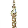 VEVOR G80 Transport Binder Chain, 3/8" x 2.9' 2-Pack Tow Chain with Clevis Snap Hook, 7100 lbs Safe Working Load, Heavy Duty Logging Chain for Transporting Towing Truck Tie Down Binding Equipment