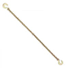VEVOR G80 Transport Binder Chain, 3/8" x 10.3' 2-Pack Tow Chain with Clevis Grab Hooks, 7100 lbs Safe Working Load, Heavy Duty Logging Chain for Transporting Towing Truck Tie Down Binding Equipment