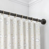 VEVOR Shower Curtain Rod, 28-76 Inches, 1 Inch Diameter, Adjustable Spring Tension Stainless Steel Telescoping Rod with Holders, No Drilling Non-Slip for Bathroom, Closet, Window, Room Divider, Black