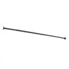 VEVOR Shower Curtain Rod, 28-76 Inches, 1 Inch Diameter, Adjustable Spring Tension Stainless Steel Telescoping Rod with Holders, No Drilling Non-Slip for Bathroom, Closet, Window, Room Divider, Black