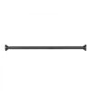 VEVOR Shower Curtain Rod, 28-76 Inches, 1 Inch Diameter, Adjustable Spring Tension Stainless Steel Telescoping Rod with Holders, No Drilling Non-Slip for Bathroom, Closet, Window, Room Divider, Black